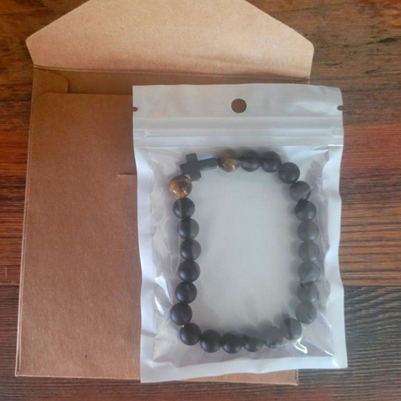 Men's Natural Stone Bracelet Set - Picture 1 of 1